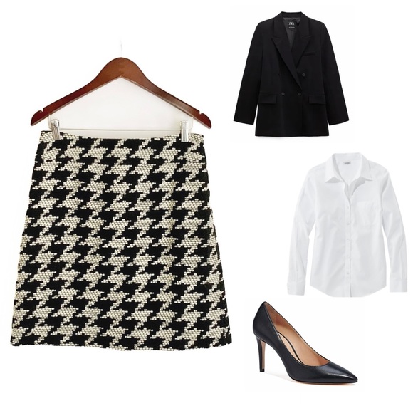 Talbots Houndstooth Skirt - Picture 3 of 15